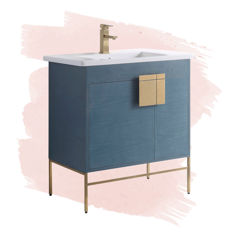 Foundstone Lee 30'' Single Bathroom Vanity Set & Reviews Wayfair